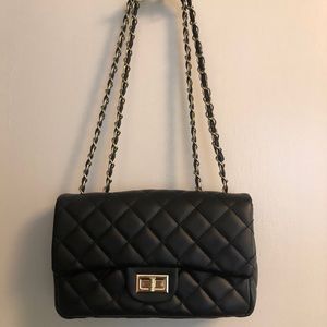 Women's Quilted Small Leather Chain Bag